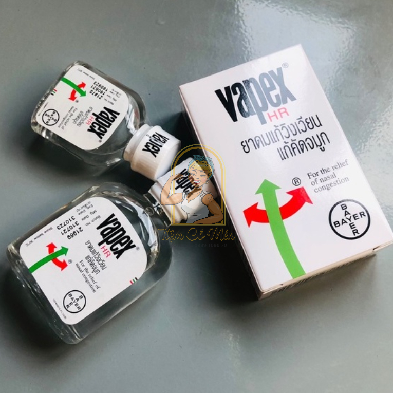 Dầu gió - Thông mũi Vapex Thái Lan 5ml - Bayer Thái Lan Chính Hãng