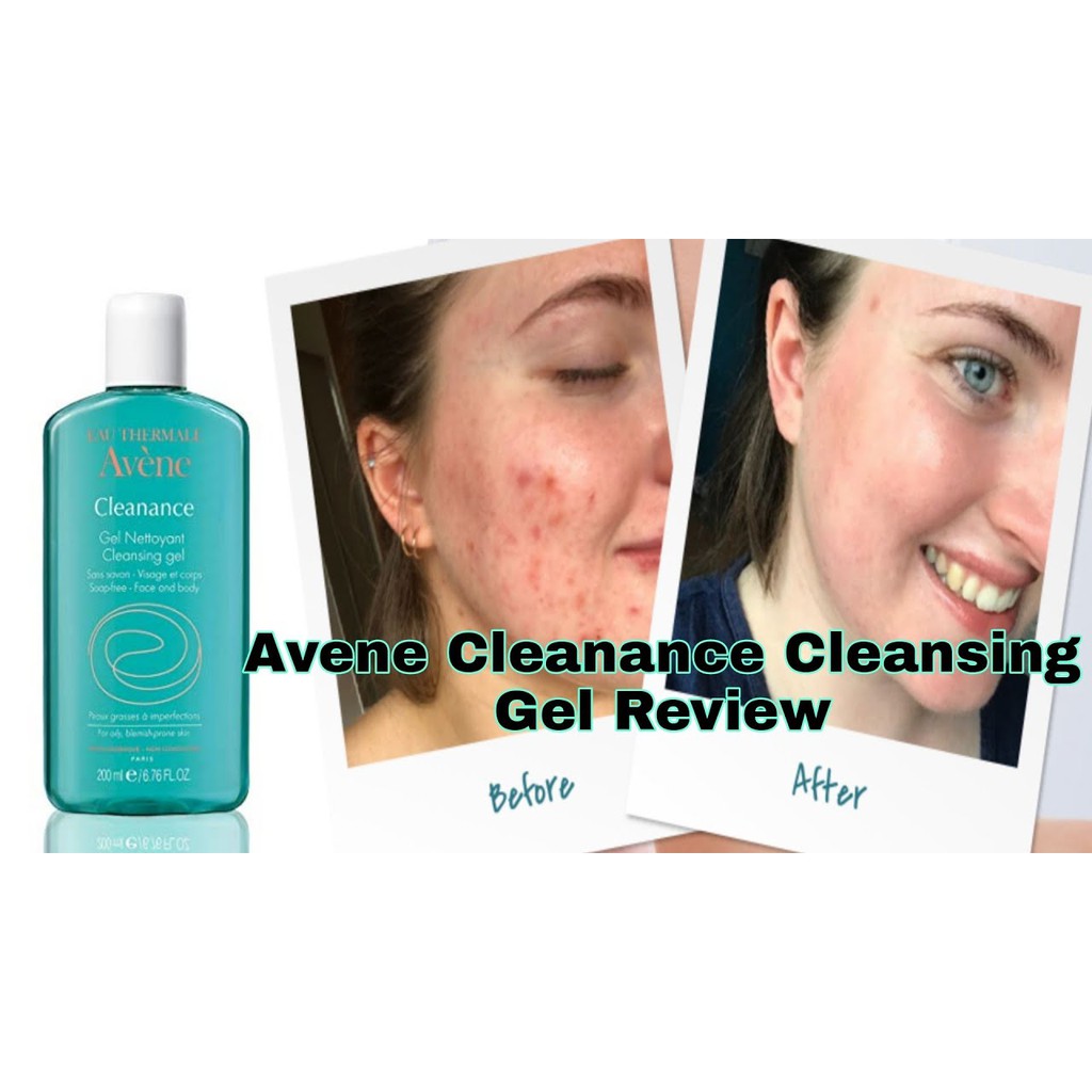 Gel rửa mặt thanh lọc lỗ chân lông, giảm dầu và bóng nhờn cho da mụn nhạy cảm Avène cleanance cleansing gel (Pháp)