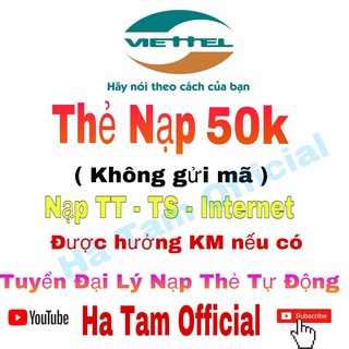 Thẻ điện thoại Viettel 50