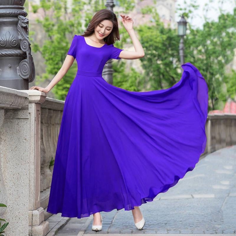 Đầm Nữ, Váy Nữ Đẹp Chất Liệu Tơ Mềm Mại Nhẹ Nhàng Kết Hợp Cùng Thiết Kế Hiện Đại Sang Trọng - Hàng Style By MM57490N