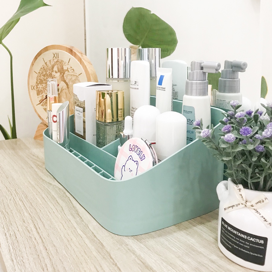 Kệ mỹ phẩm- 1 tầng giá - 2 tầng giá Sỉ - Chất liêu PP và ABS -Living on