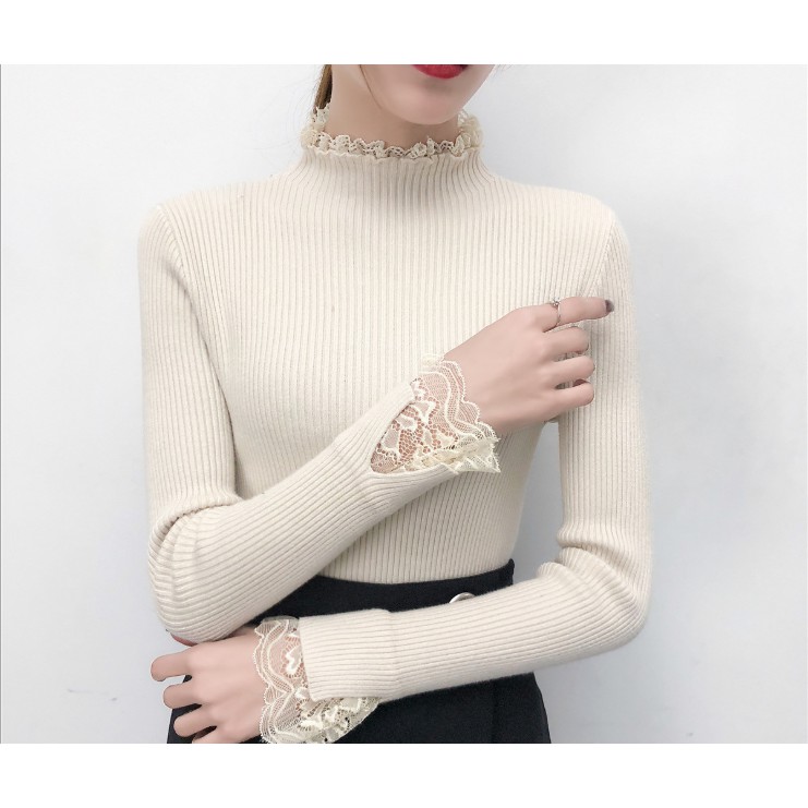 Áo Len Nữ Họa Tiết Hàng Quảng Châu Chất Đẹp Thiết Kế Trẻ Trung Sang Chảnh | BigBuy360 - bigbuy360.vn