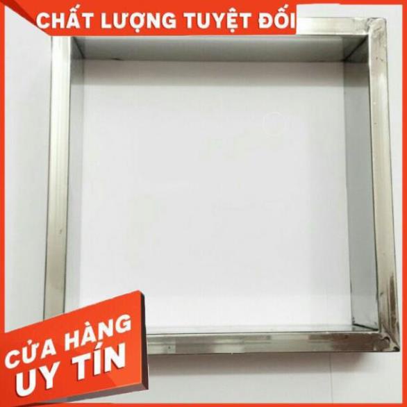 Khuôn Bánh Chưng Tết 2021 Inox 304 15x15, Khuôn Bánh Vuông Siêu Tiện Dụng Cho Mùa Tết