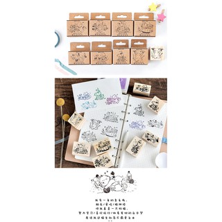 Con Dấu Gỗ Hình Mèo Dễ Thương