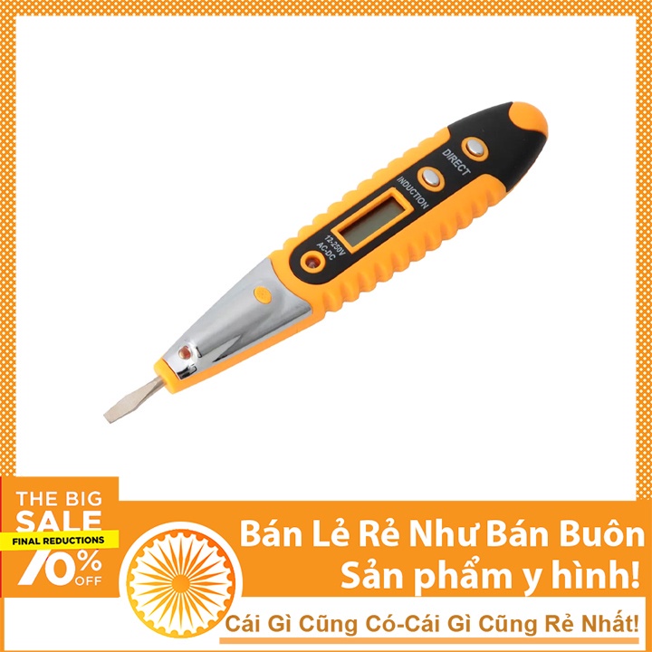 Bút Thử Điện Cảm Ứng Âm Tường Có Hiển Thị LCD
