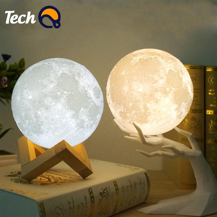 Máy xông tinh dầu hình mặt trăng 300ml, máy phun sương tạo độ ẩm cao cấp tặng 1 lọ tinh dầu dùng thử - BH 12 tháng