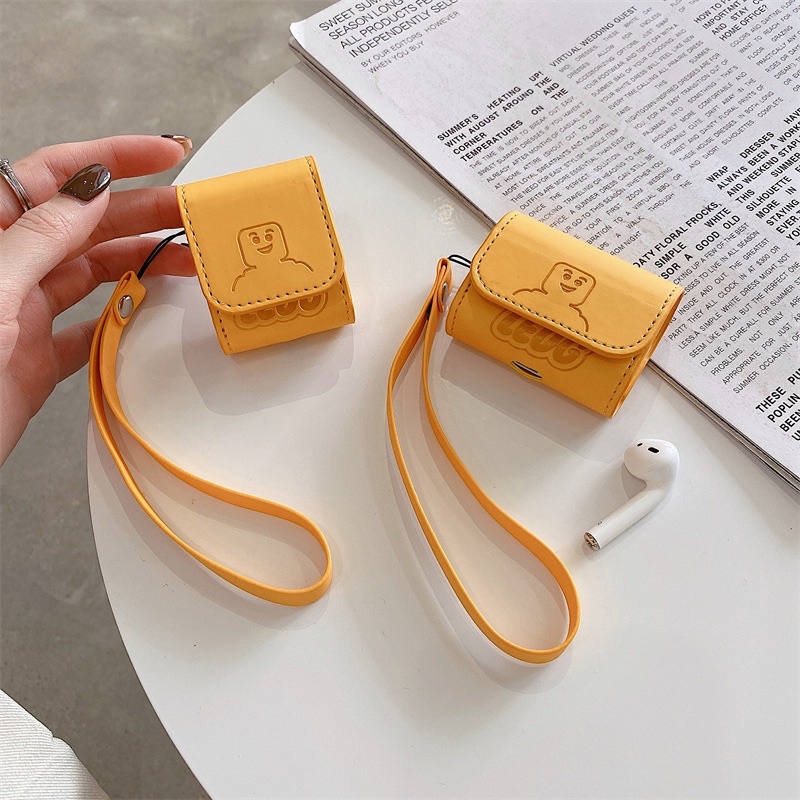 Ốp airpods TPU da nắp hít l cho airpods pro/ airpods 3/ airpods 2 - Bao da TPU trẻ trung