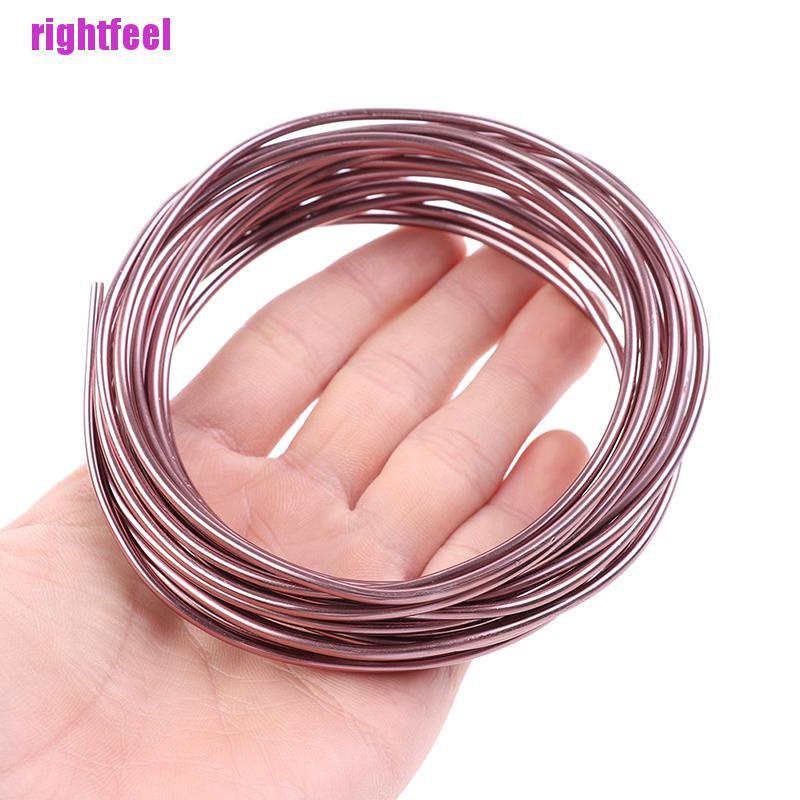 Rightfeel Bonsai Wires Anodized Aluminum Bonsai Training Wire Total 16.5 Feet (Brown)