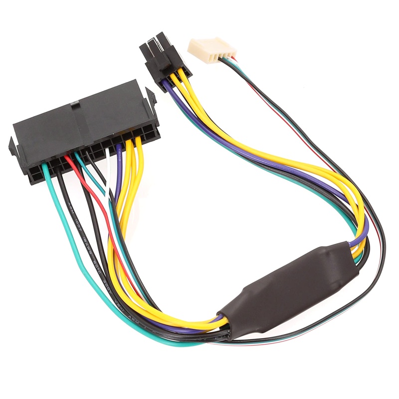 Dây Cáp Nguồn ATX 24pin Sang 6pin PSU 11 8Inch 18AWG Chuyên Dụng Cho Notebook HP Z230 Z220