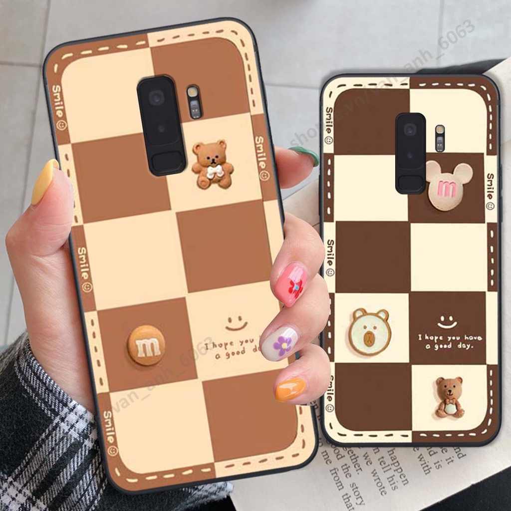 Ốp lưng Samsung S9 / S9 Plus / S9+ hình gấu, kẹo dễ thương cute