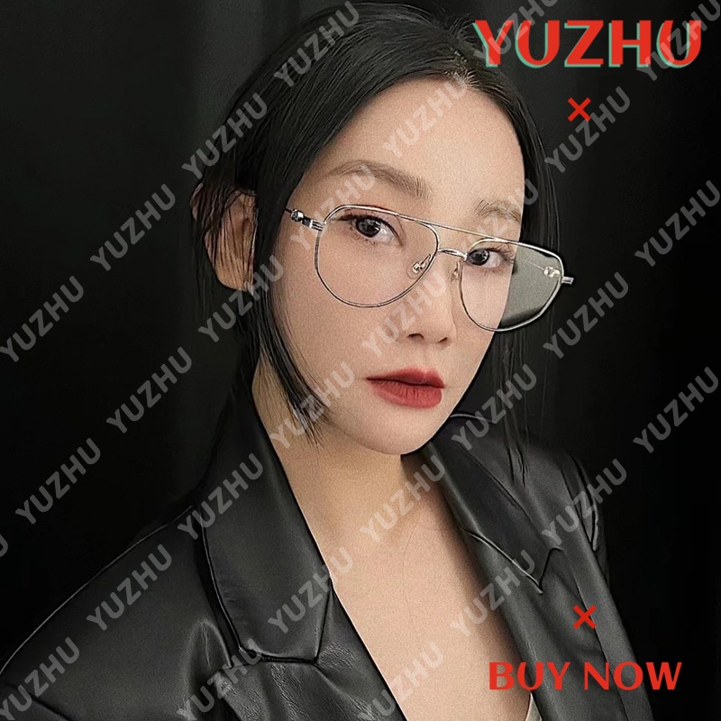 Kính Mát Phân Cực Chống Tia UV Gọng Kim Loại Phong Cách Retro Thời Trang