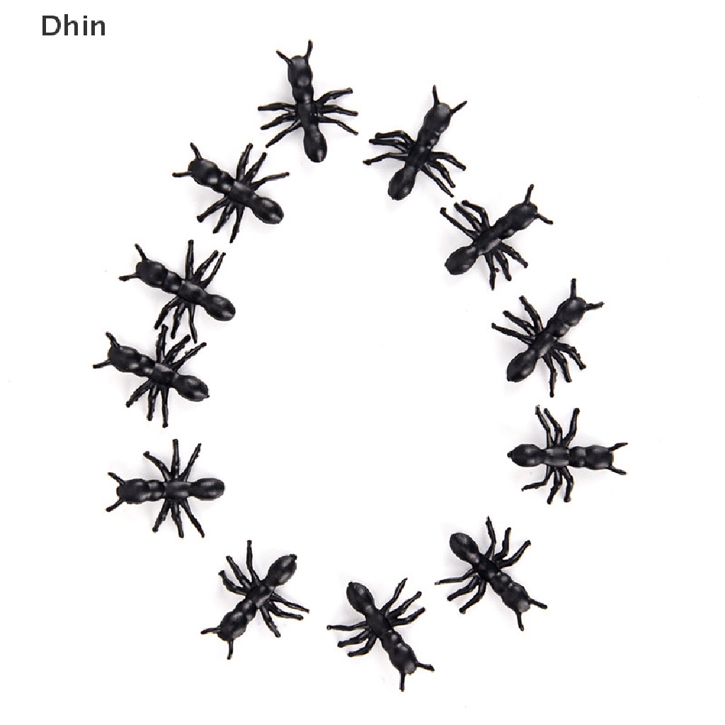 Bộ 50 Con Kiến Bằng Nhựa Màu Đen Vui Nhộn Dùng Trang Trí Halloween