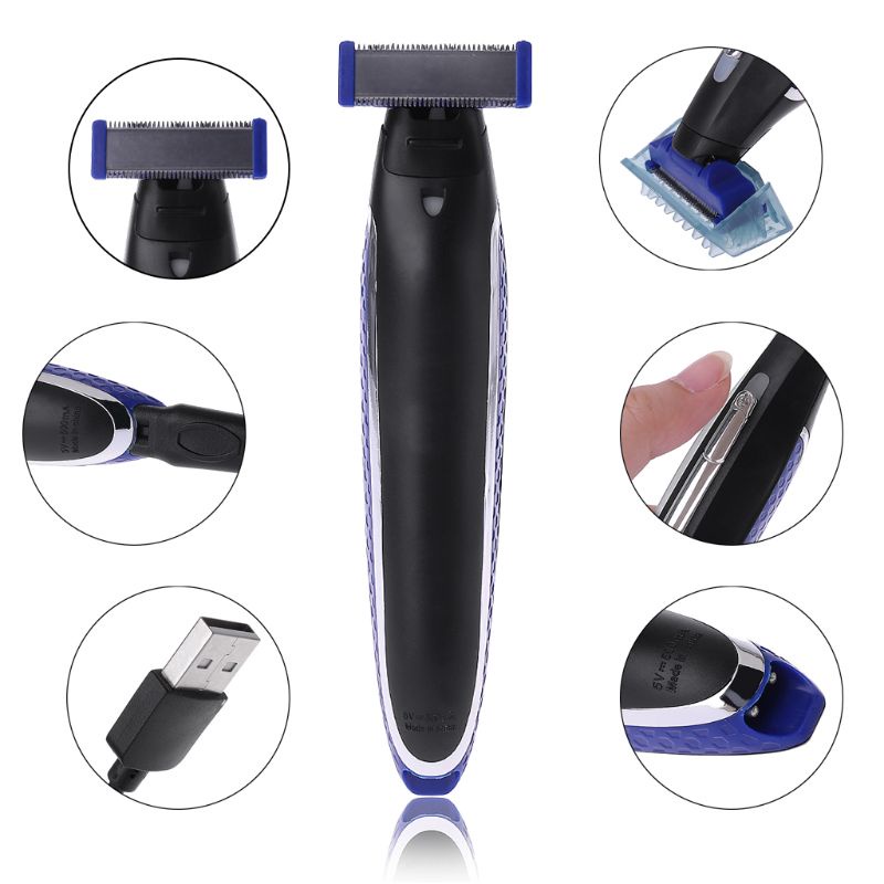 Tông Đơ Tỉa Lông Mũi Đa Năng Cổng Sạc USB Tiện Dụng Cho Nam Toàn Bộ
