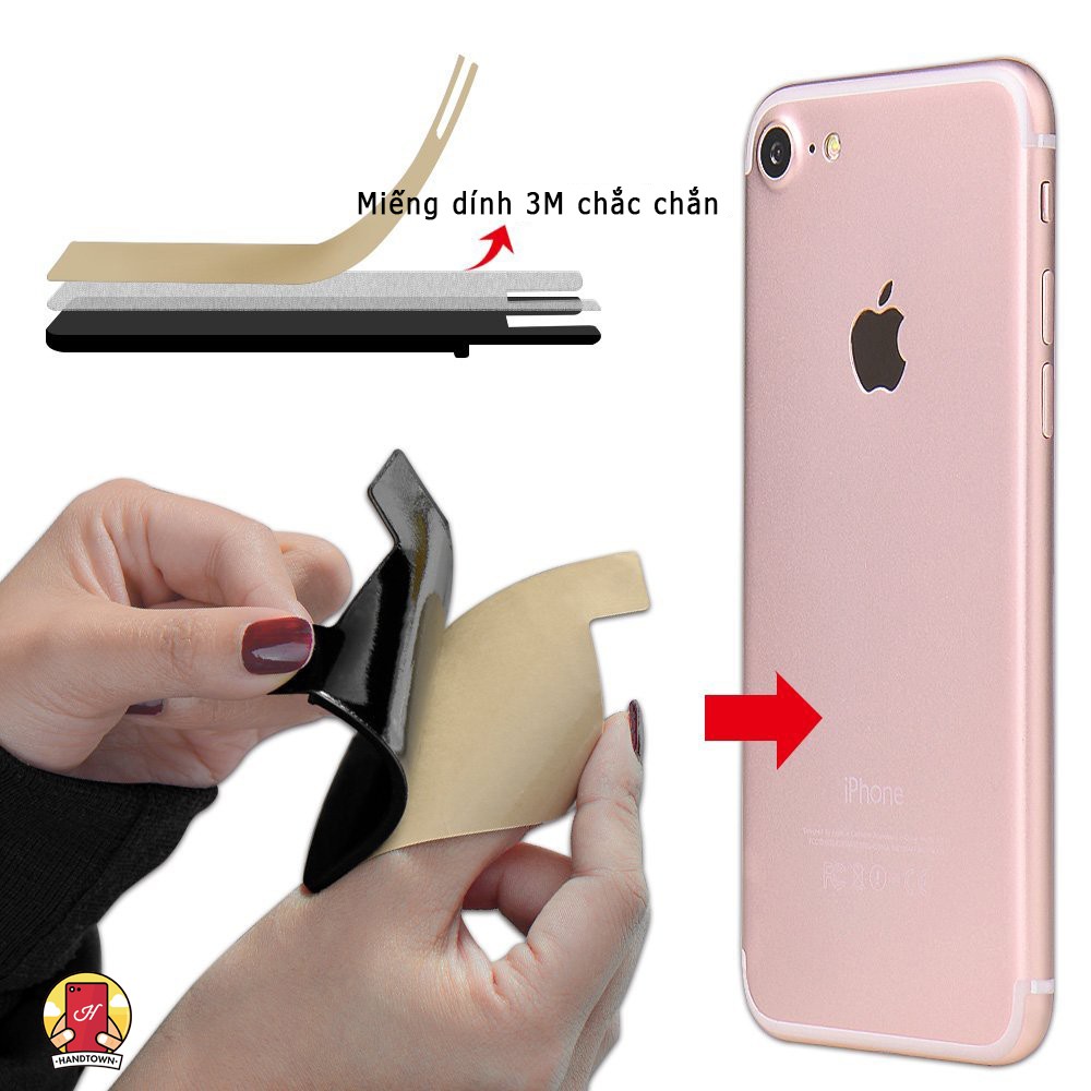 Dán lưng điện thoại có khe đựng thẻ và tiền sticky phone card