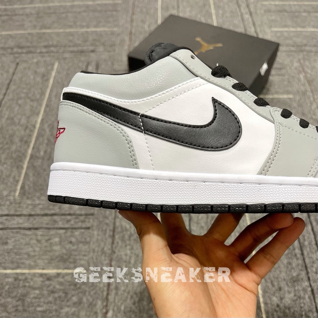 [GeekSneaker] Giày Jordan 1 Low Light Smoke Grey - Cổ Thấp