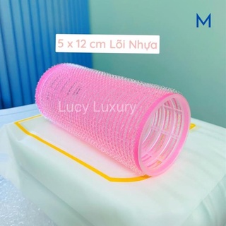 Lô Cuốn Tóc, lô uốn tóc Lõi Nhựa siêu to Tự Dính uốn mái tạo kiểu LucyLuxuryShop V1