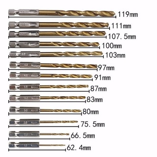 Bộ 13 mũi khoan sắt cao cấp