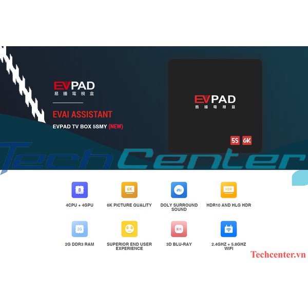 EVPAD 5S (MODEL 2020) - XEM TRUYỀN HÌNH 14 QUỐC GIA VỚI HƠN 1100 KÊNH