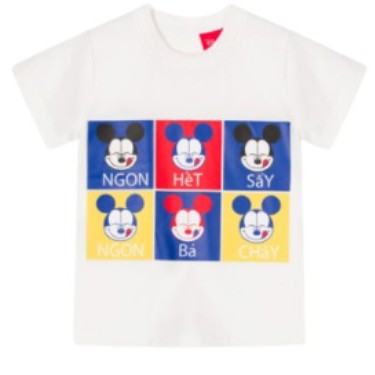 Áo thun Mickey ngắn tay Rabity cho bé 5337.5339