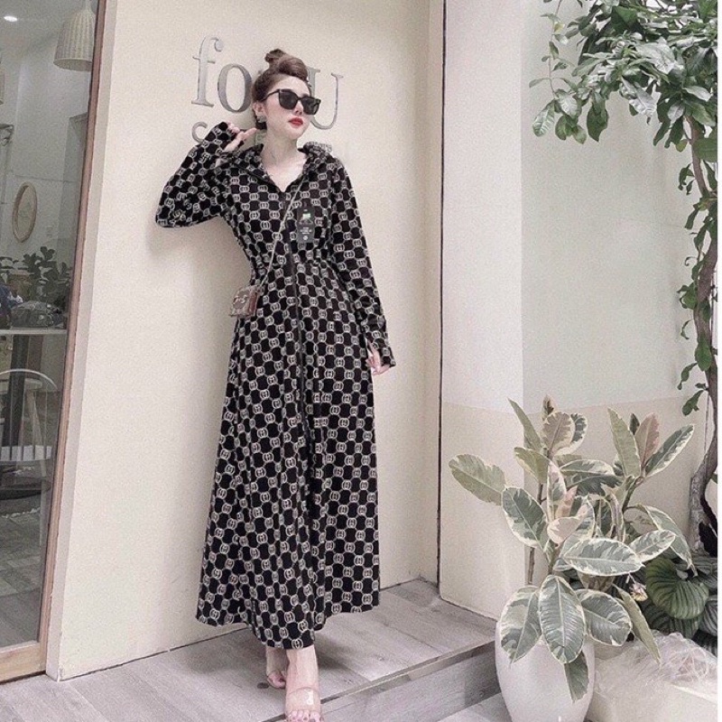 Áo chống nắng nữ toàn thân dáng dài vải umi thoáng mát co giãn | BigBuy360 - bigbuy360.vn