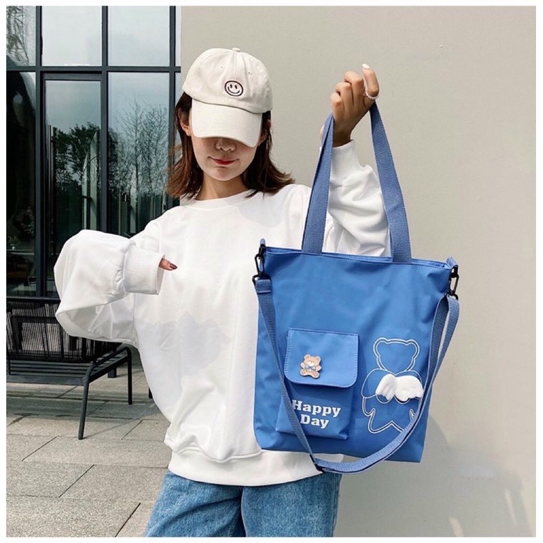Túi Tote Thời Trâng Đeo Vai Và Đeo Chéo Mẫu Mới - Gấu Cánh