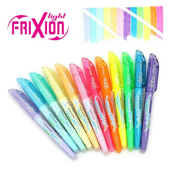 Bút đánh dấu, bút nhớ dòng dạ quang tẩy xóa Pilot Frixion Light