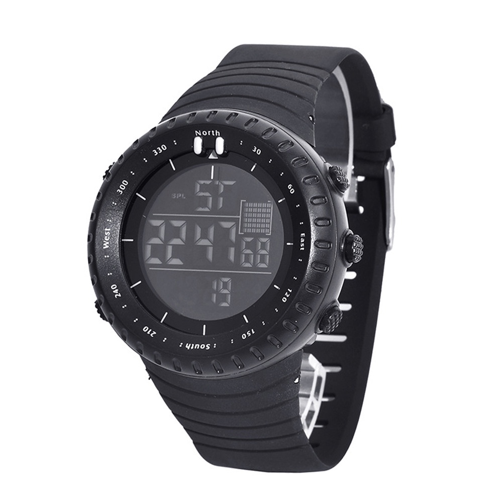 MACmk Fashion Men Sport Digital Display Backlight Week Date Alarm Wrist Watch Gift