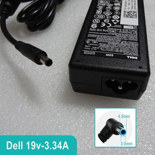 [SẠC ZIN] Sạc Laptop Dell 3,34A Chân kim nhỏ 65W kích thước chân sạc Φ4.5×Φ3.0 - tặng kèm dây nguồn