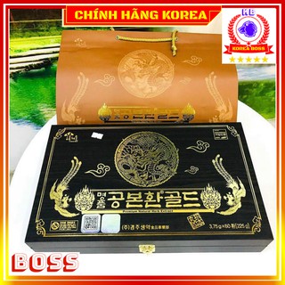 Đông trùng hạ thảo hàn quốc thượng hạng hộp gỗ 2 tem, Korea Boss