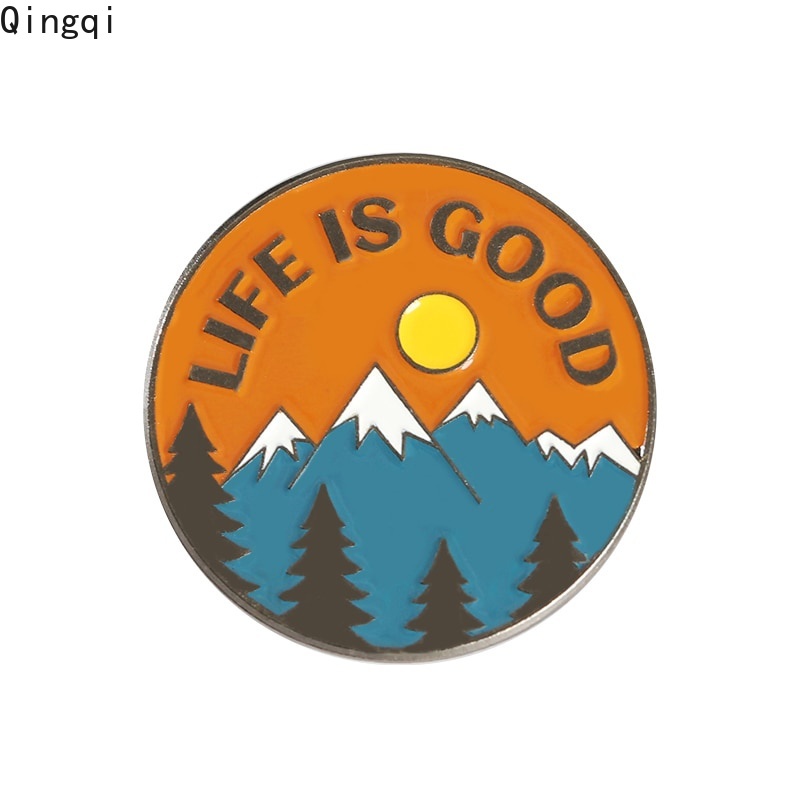 Ghim cài áo MISS ZOE hình tròn họa tiết hoạt hình dễ thương