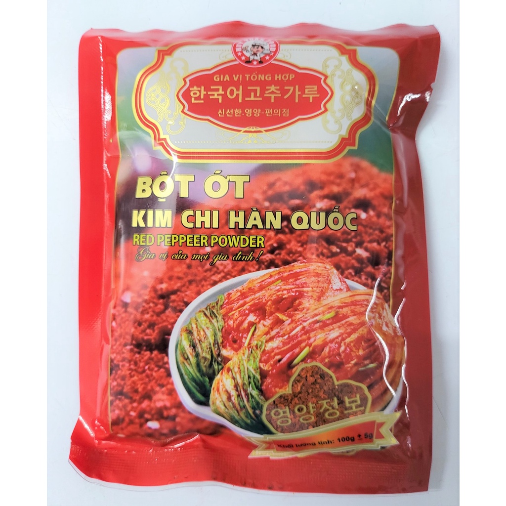 [Túi 100g] BỘT ỚT KIM CHI HÀN QUỐC [Korea] DAEJOO Red Pepper Powder