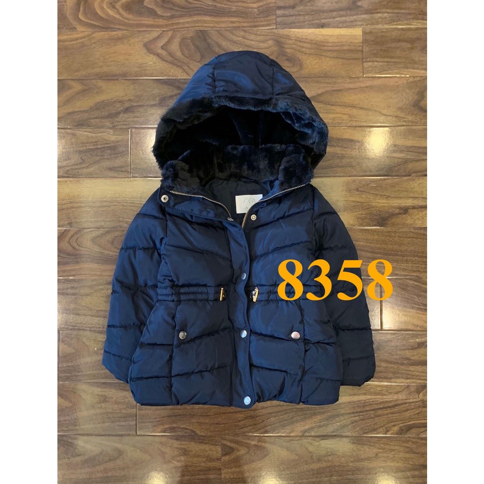 SALE 280K * Mã 8358: Áo phao béái hàng VNXK, mũ lót lông thỏ mịn siêu ấm. Chít eo điệu đà. Mẫu mới hot trend