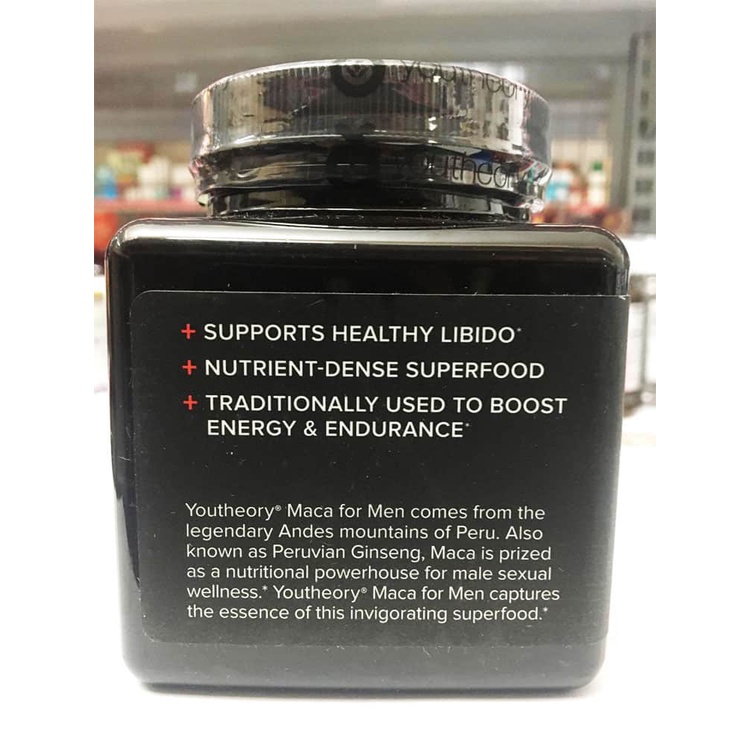 Viên uống tăng cường sinh lý nam giới Youtheory Mens Maca 120 Tablets
