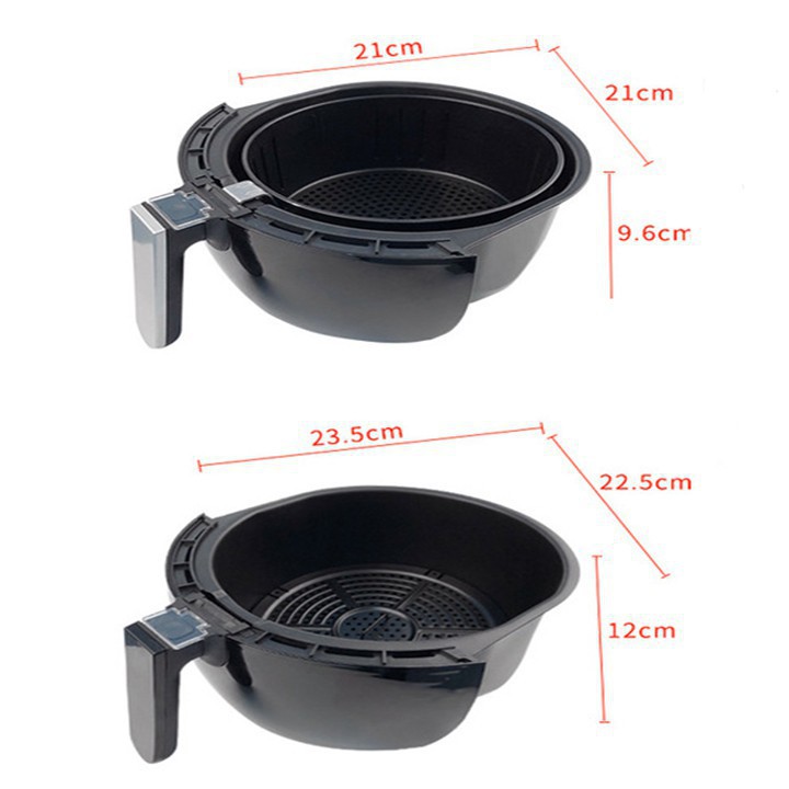 Nồi Chiên Không Dầu 4.8L Sokany LQ3502B dung tích lớn 4.8L
