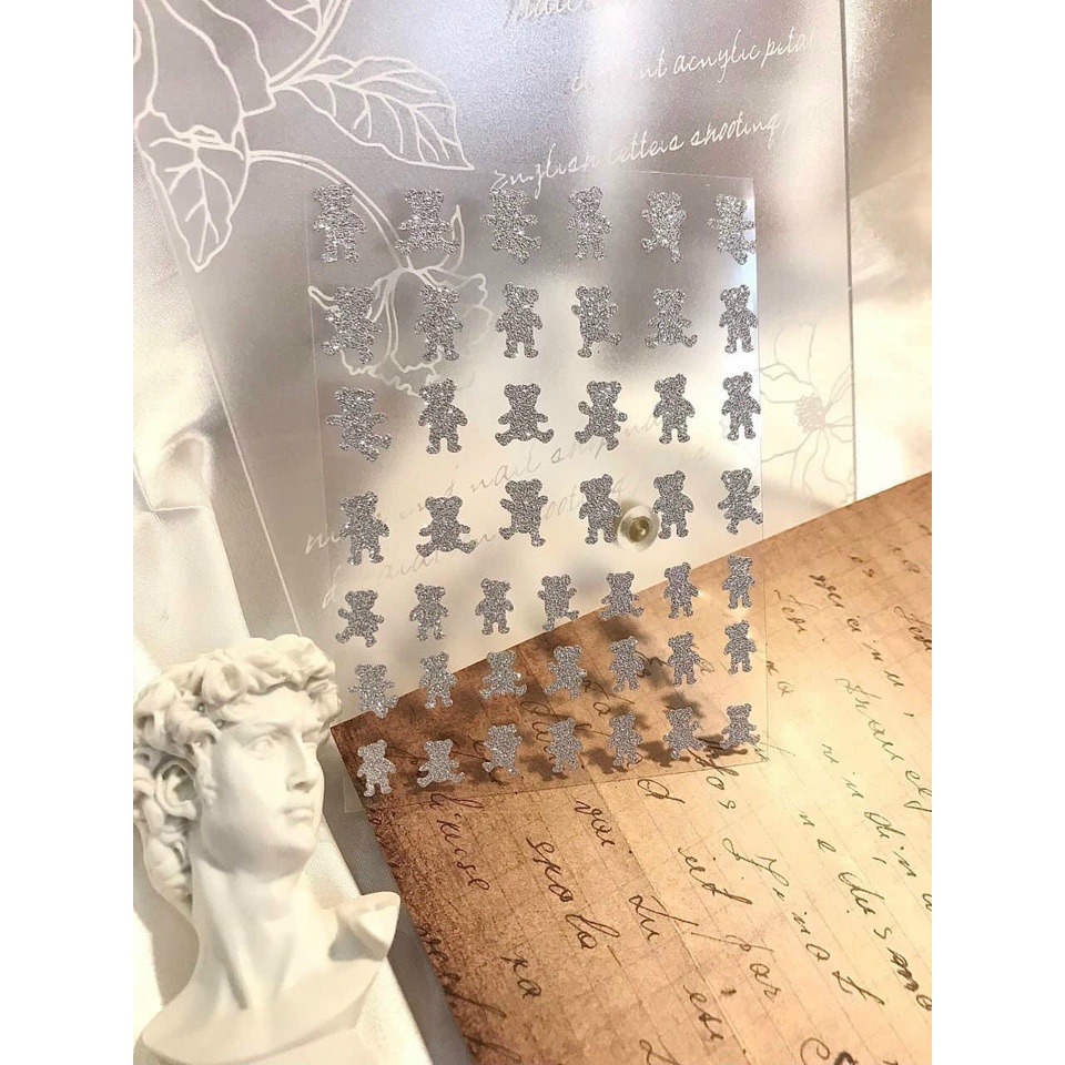 Miếng dán móng tay 3D nail sticker - Ann933233