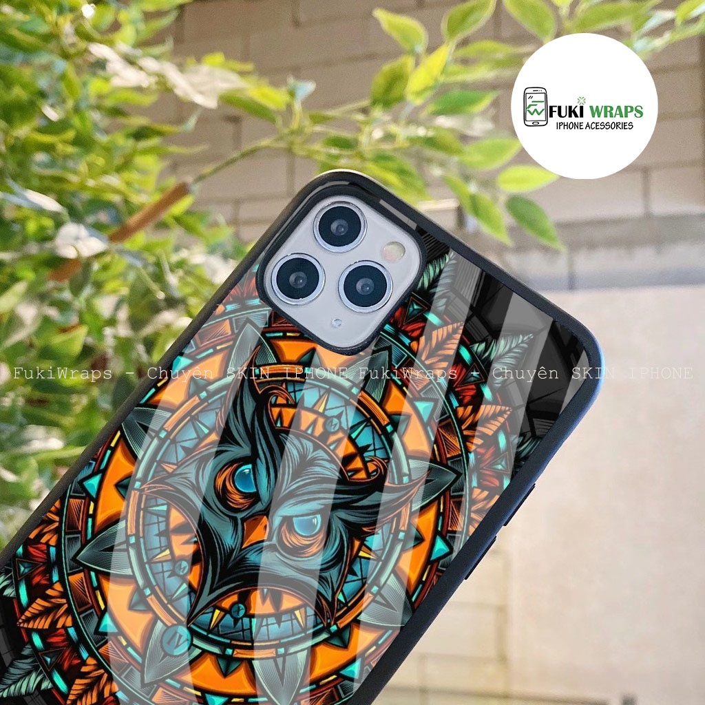 Ốp Lưng Kính Cường Lực / Case Cú Chống Vỡ Dành Cho 13ProMax 12ProMax 11ProMax X XSMAX Fukishop