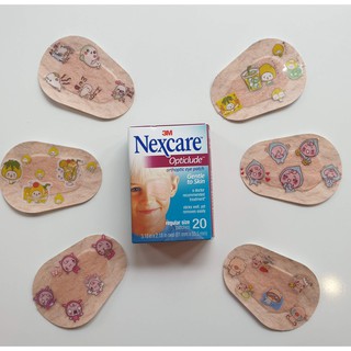 Dán mắt chữa nhược thị Nexcare Canada - hộp 20 miếng cho bé trên 4 tuổi  - size Regular