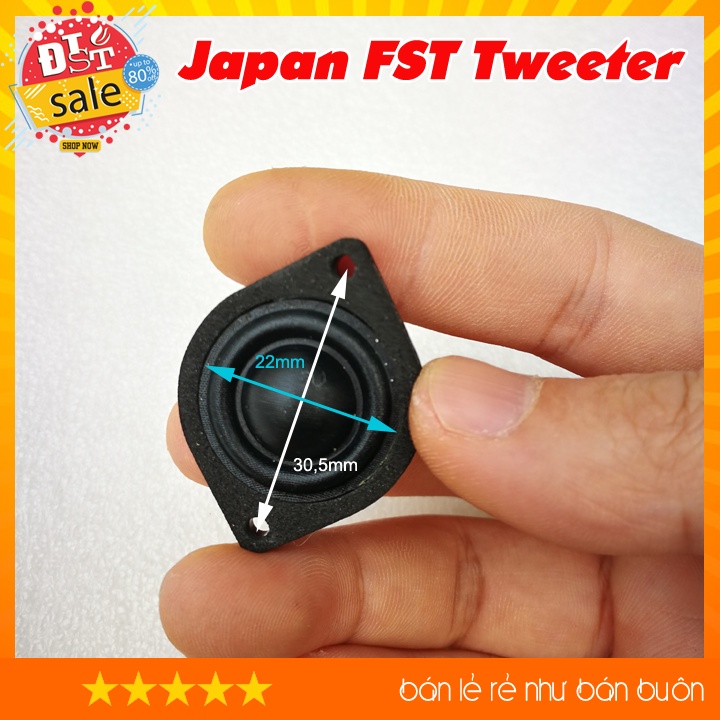 Loa treble Japan FST Tweeter màng loa - Kích thước siêu bé thích hợp độ chế loa mini chất lượng cao