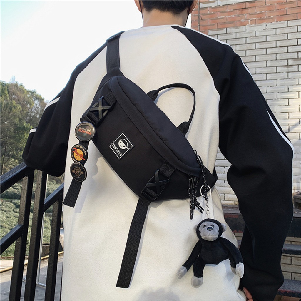 Túi Đeo Chéo Nam Nữ Đa Chức Năng Cá Tính Túi Đeo Vai Đơn Nhỏ Gọn Thời Trang | BigBuy360 - bigbuy360.vn