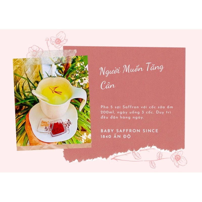 Baby Saffron nhập khẩu chính ngạch Ấn Độ chuyên Sỉ | BigBuy360 - bigbuy360.vn