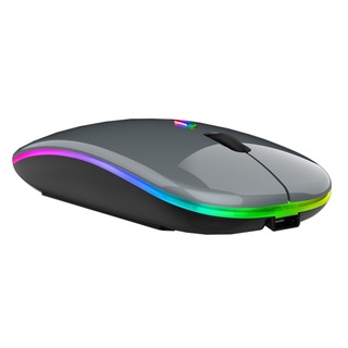 Wireless Mouse With USB Rechargeable RGB Mouse BT5.2 For Laptop Computer Mouse