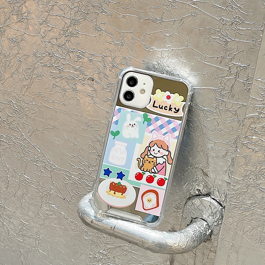 Ốp Điện Thoại Silicon TPU Tráng Gương Thời Trang Cho iPhone pro max 11 pro max X Xr Xs max 7 8 Plus 13 12 pro max