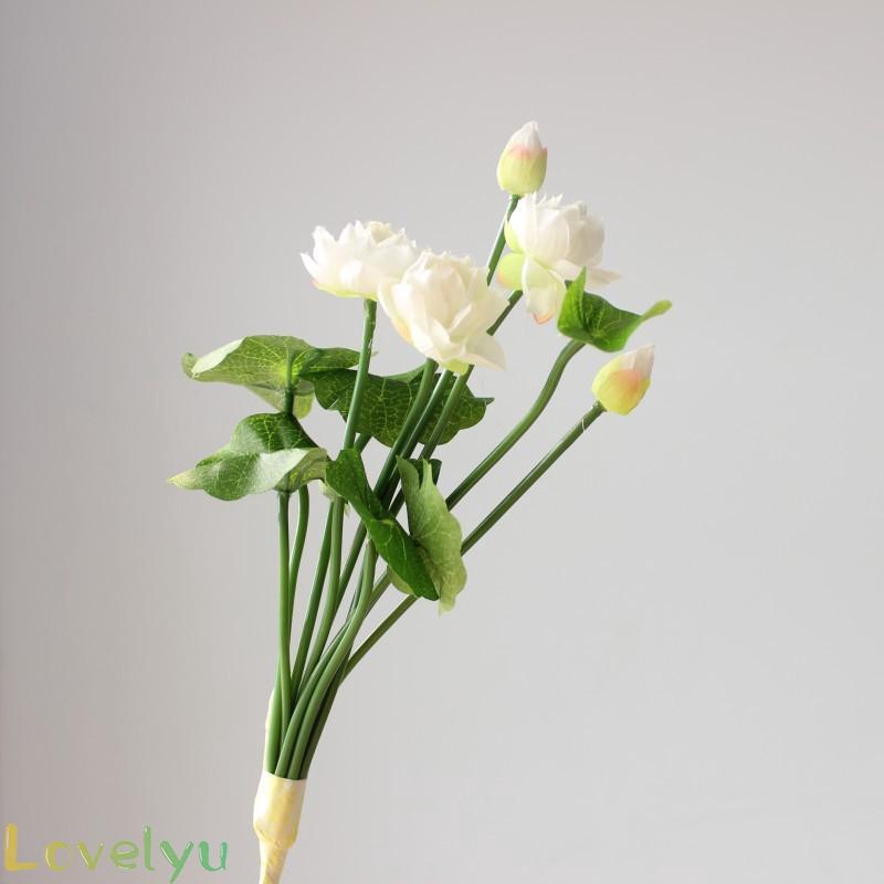 Hoa Sen Giả 32cm Trang Trí Đa Năng