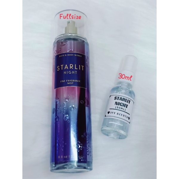 (30ML)XỊT THƠM STARLIT NIGHT BATH AND BODYWORKS