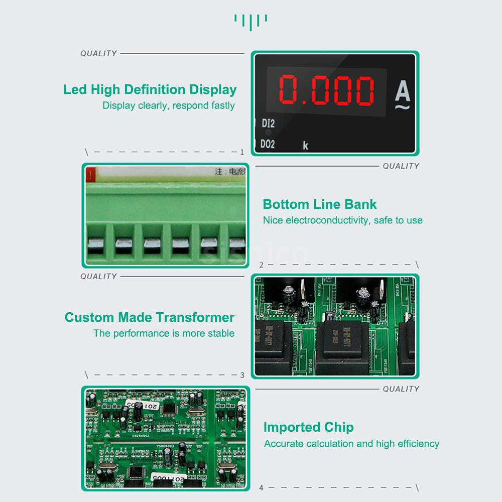 Đồng Hồ Thông Minh Kỹ Thuật Số Kỹ Thuật Số Màn Hình Lcd 48x96 Rehe Dc