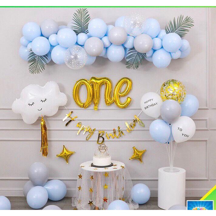 [Ảnh thật] Set trang trí sinh nhật lung linh HPBD (COMBO 140)