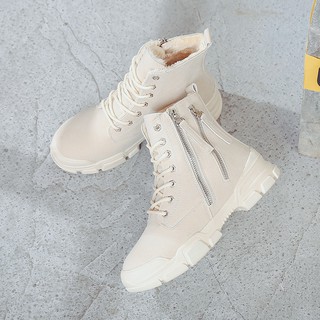 Giày boot cổ lửng,giày boot da lộn không độn đế B135