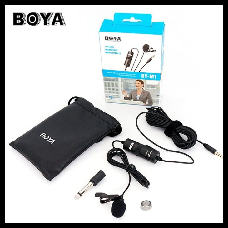 Micro Boya By-M1 Lavalier cho điện thoại Camera giám sát | BigBuy360 - bigbuy360.vn