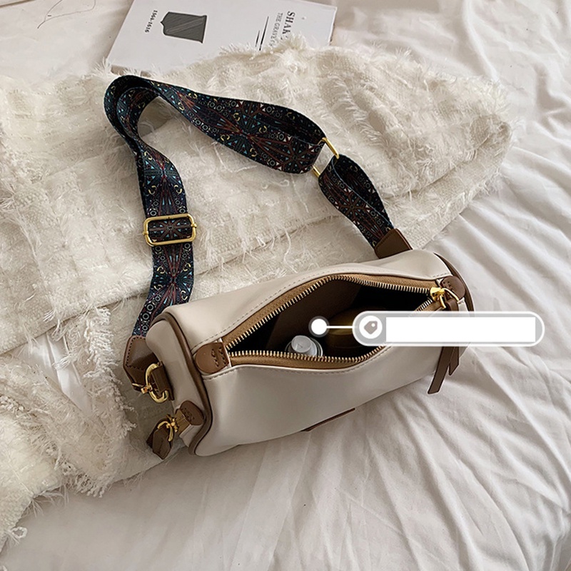 Túi Đeo Chéo Vai Kiểu Yên Ngựa Đầy Màu Sắc Phong Cách retro Dành Cho Nữ
