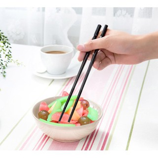 Vỉ 10 đôi đũa xoắn đen melamin hàng Việt Nam chất lượng